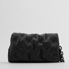Women Shoulder Bags Classic Handbags Metal Chain Crossbody Bags