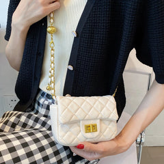 Women's Green Cross-Body Bag High-Quality Single-Shoulder Bag