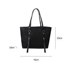 Large Capacity Tote Bags Nylon Canvas Ladies Shoulder Bags