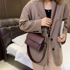 Women's Lightweight Crossbody Messenger Bag PU Leather Small