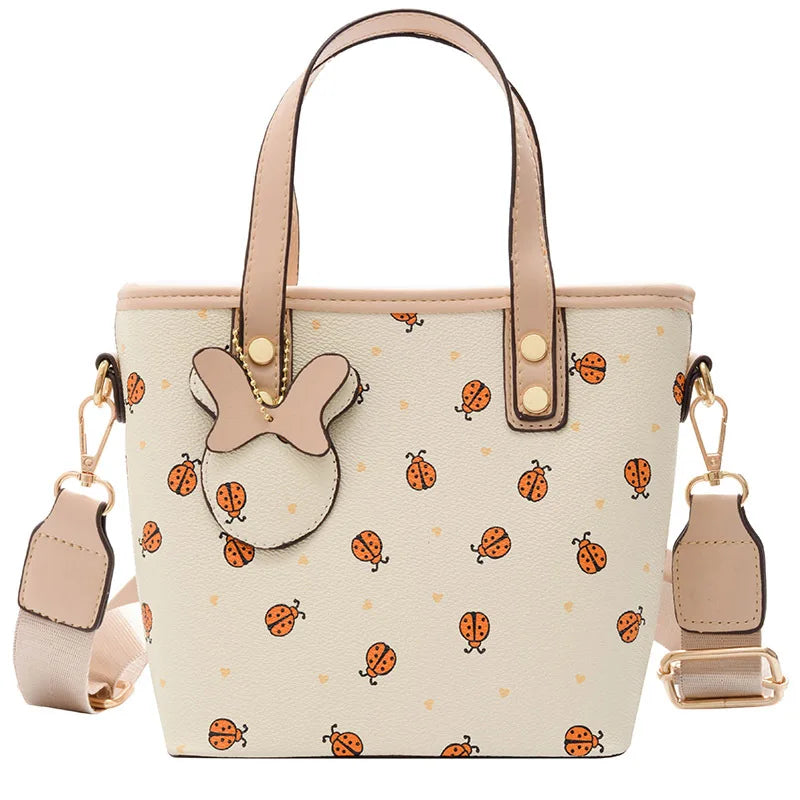 Women's Handbag Cartoon Girl Crossbody Bag Casual Summer Tote Bag