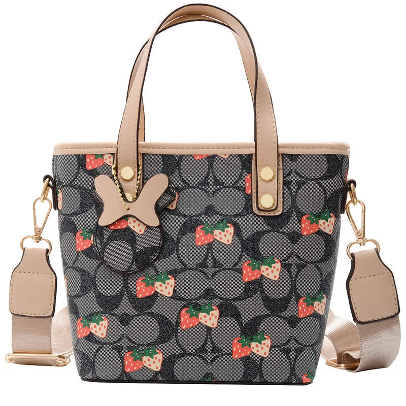 Women's Handbag Cartoon Girl Crossbody Bag Casual Summer Tote Bag