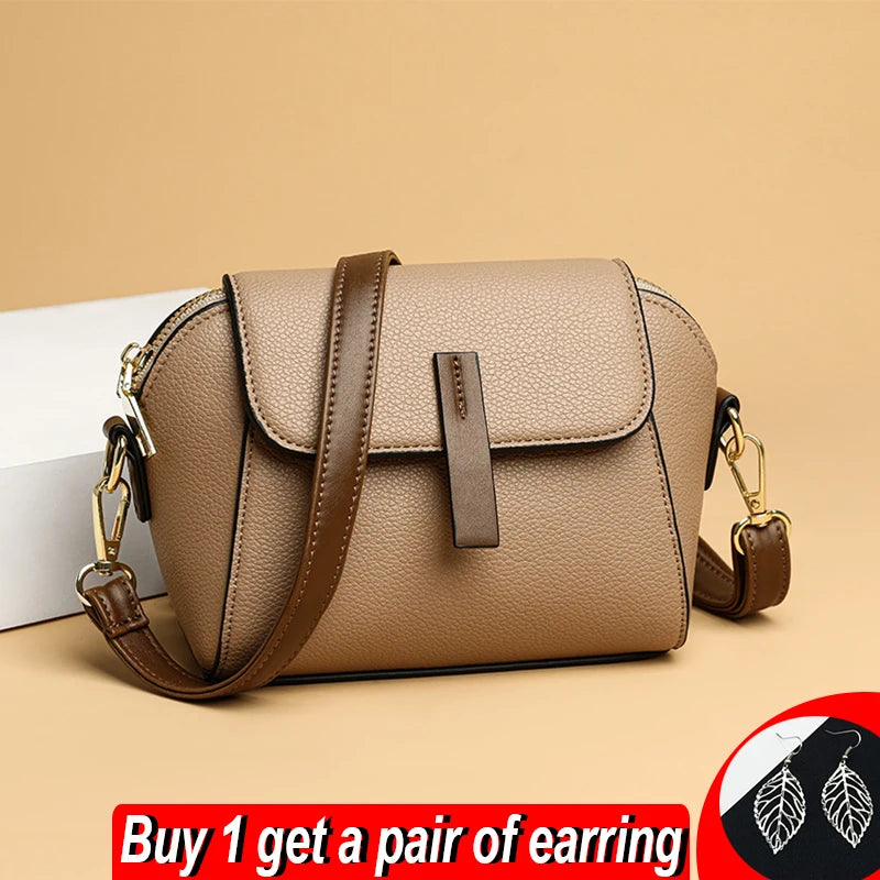 Women's Shoulder Crossbody Bag Flap Messenger Satchel Handbag
