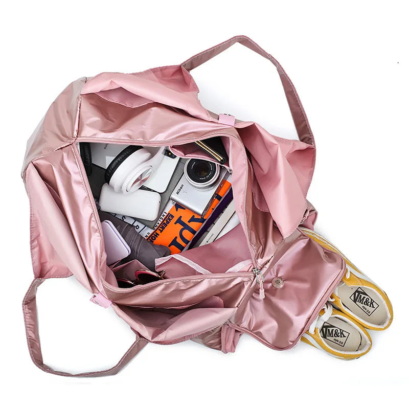 High Capacity Sports Yoga Bag Bright Shoulder Bag