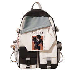 Bungou Stray Dogs Chuuya Nakahara Girls Backpacks School Bagpacks Casual Sc...