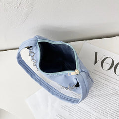 Women's Small Tote Bag with Butterfly Chain Detail