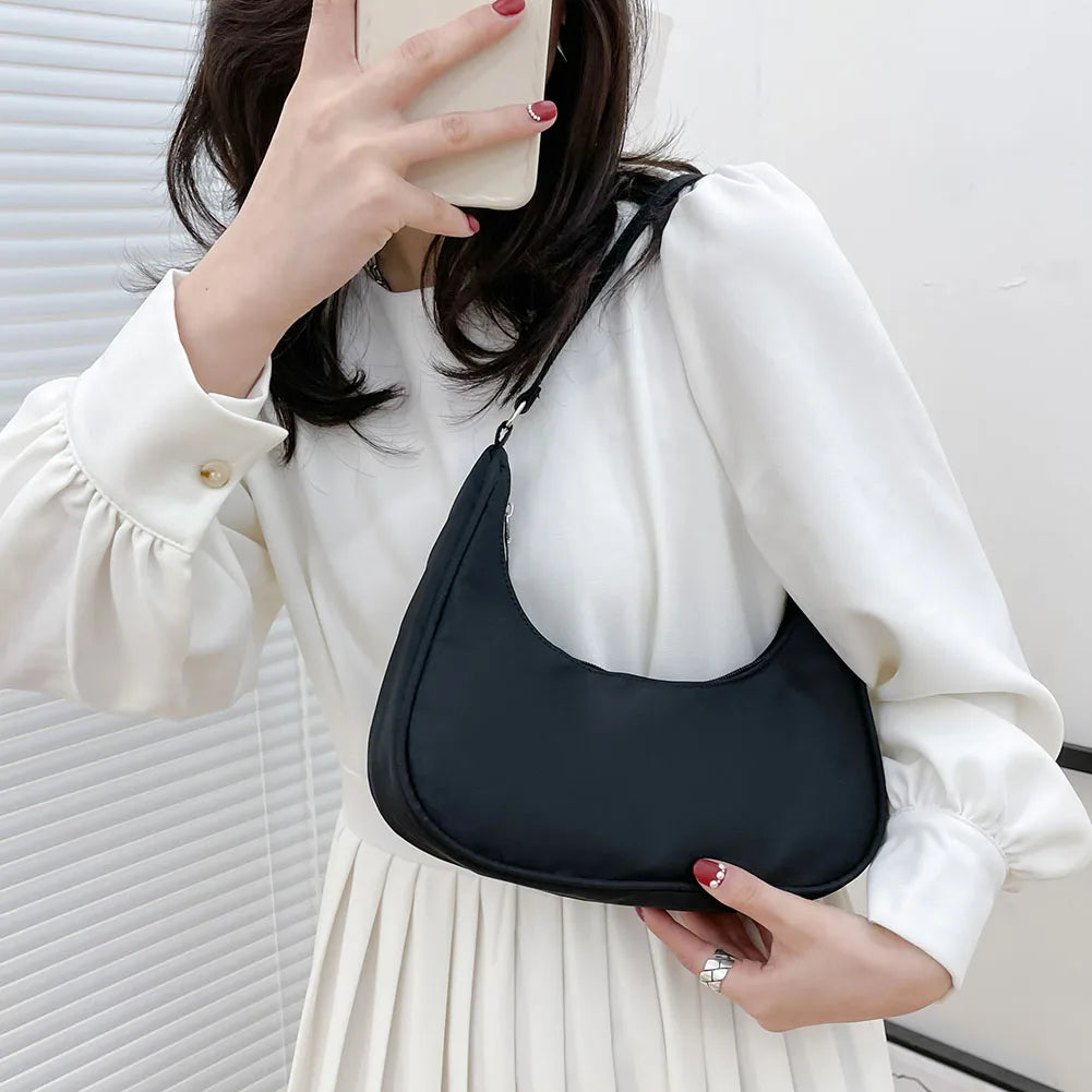 Women's Small Tote Bag with Butterfly Chain Detail