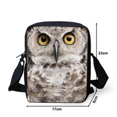 Butterfly Punk Skull Messenger Bag Mini Satchel Boys Girls Shoulder Bag