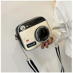 Camera Shape Shoulder Bag Handbag Messenger Cross Body Bag for Women Girls