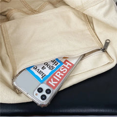 Canvas Shoulder Bag Large Capacity Totes Shopper Casual Cross Body Bag