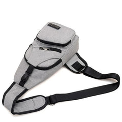 Canvas Chest Pack for Men Women Crossbody Shoulder Bags Messenger Bag
