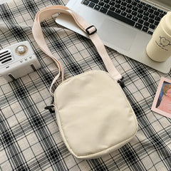 Canvas Crossbody Bags for Women Small Shoulder Bag Handbag Zipper Mini Messenger