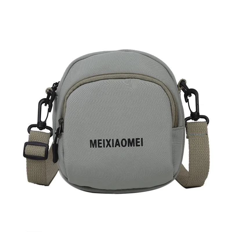 Canvas Crossbody Bags for Women Small Shoulder Bag Handbag Zipper Mini Messenger