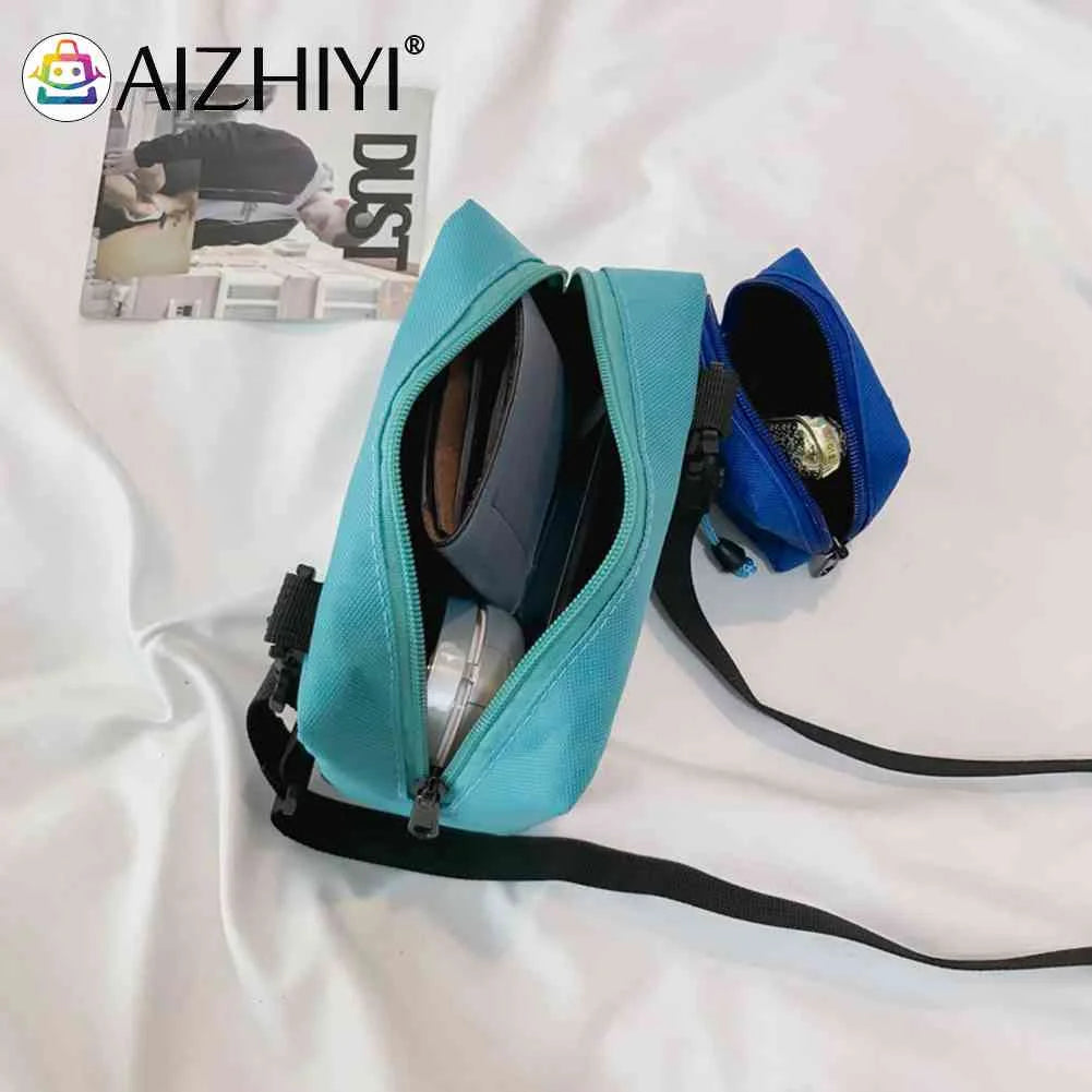 Canvas Crossbody Bags for Women Casual Small Shoulder Bag Handbag Zipper