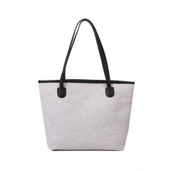 Canvas Shoulder Bag Women Large Capacity Causal Tote Bag Women Handle Handbag