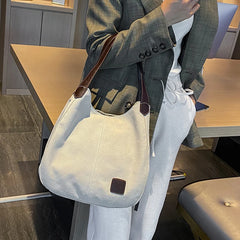 Canvas Shoulder Bag Women Multifunction Handbags Purse Large Capacity