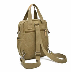 Canvas Women Backpack Large Capacity Female Travel Bag Gumuzi Casual Vintage
