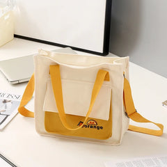 Canvas Women Shoulder Bag Japanese Harajuku Student Crossbody School Bag