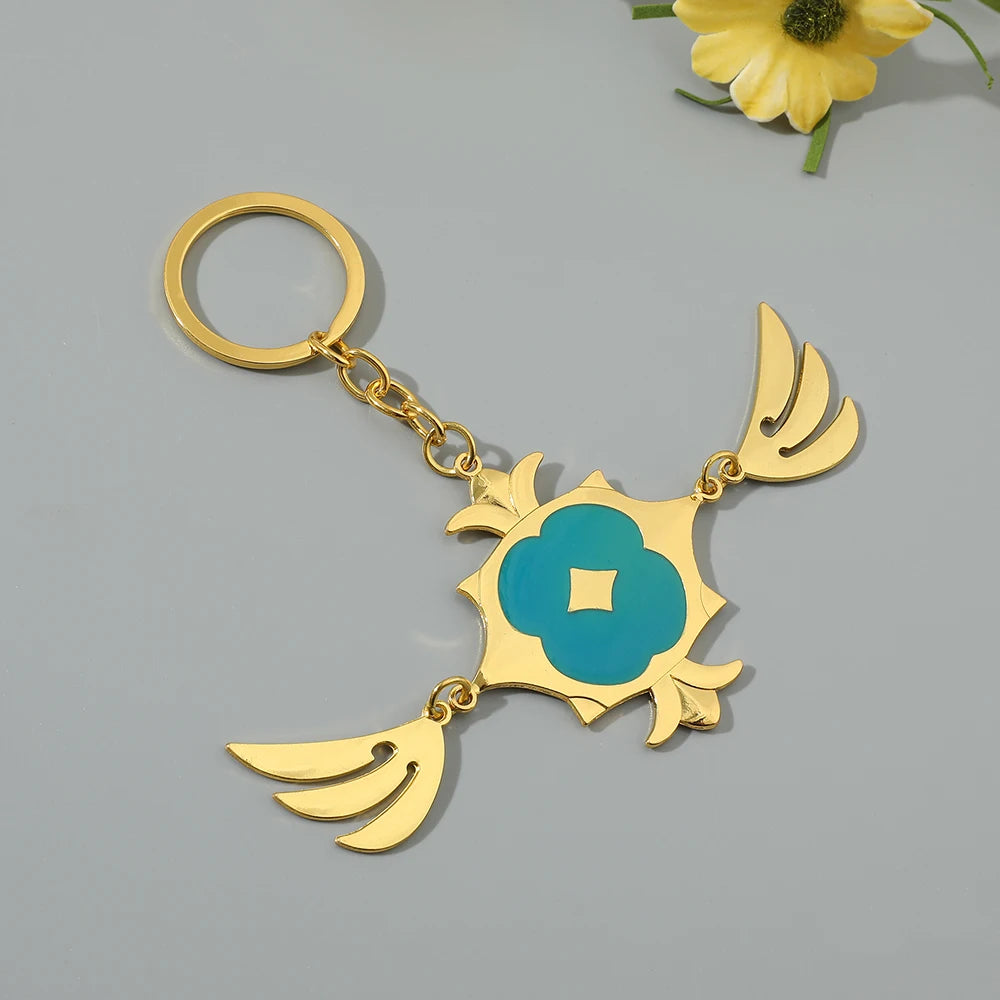Cartoon Christmas Metal Keychain Bag Car Pendant Jewelry