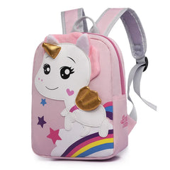 Unicorn Kids School Bag for Girls Waterproof Nylon Children School Backpack