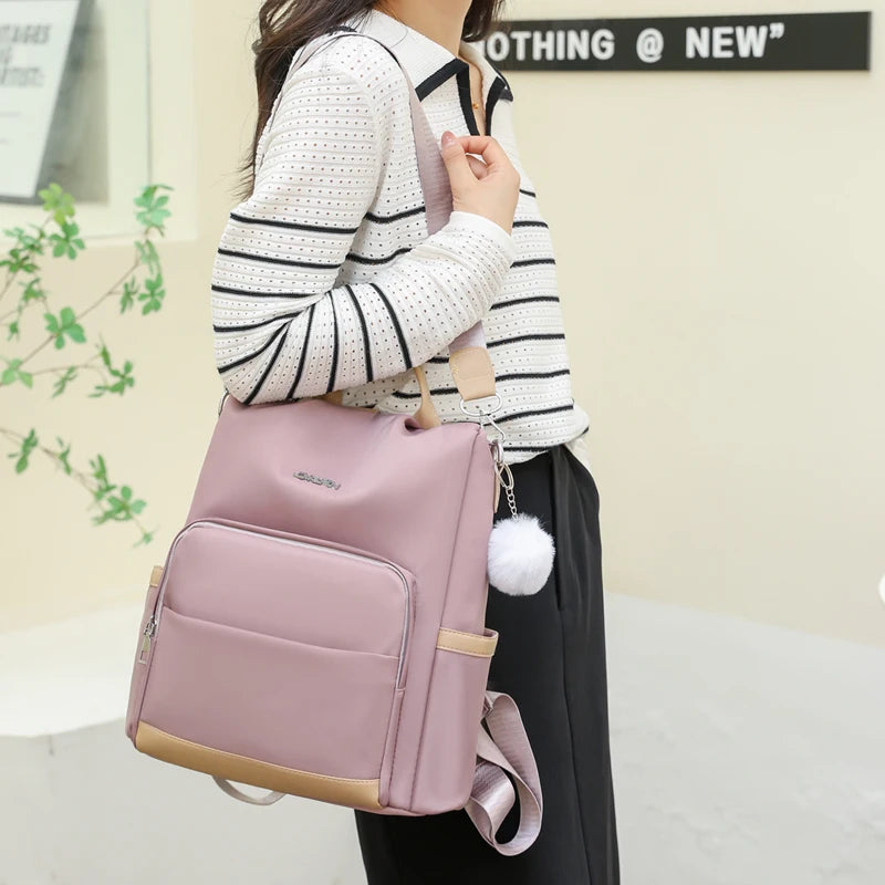 Waterproof Oxford Travel Rucksack Casual Ladies Bagpacks Female Anti Theft Backp