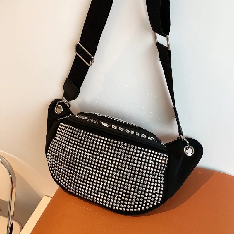 Women's Chest Bag Zipper Waist Bag Leisure Travel Fanny Pack