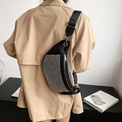 Women's Chest Bag Zipper Waist Bag Leisure Travel Fanny Pack