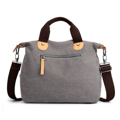 Canvas Women Bag Vintage Handbag Multifunction Tote Large Capacity Crossbody Bag