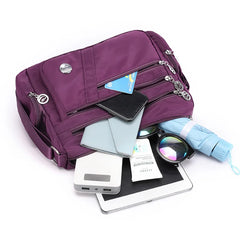 Women's Casual Crossbody Shoulder Bag Waterproof Nylon Messenger Handbag