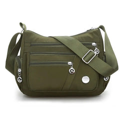 Women's Casual Crossbody Shoulder Bag Waterproof Nylon Messenger Handbag