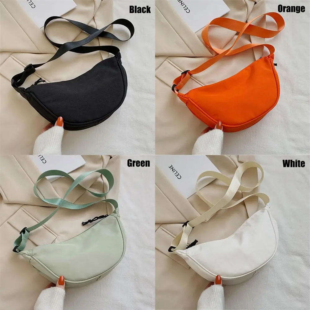 Casual Hobos Portable Nylon Cross Body Bag Shoulder Bags
