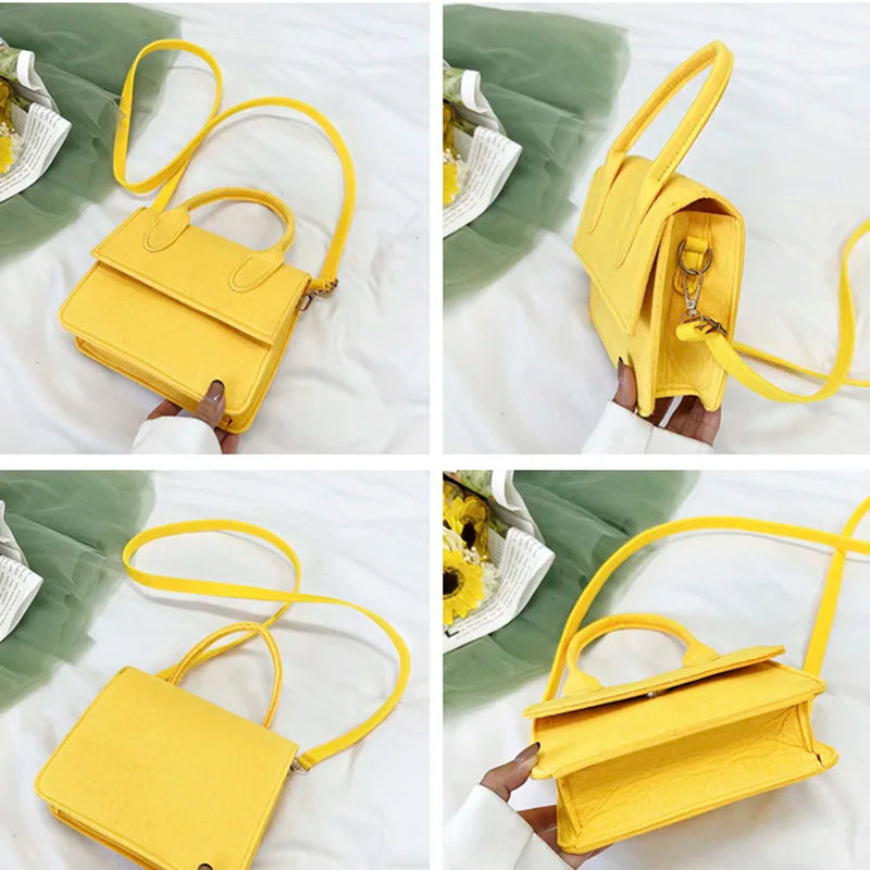 Small Square Shoulder Crossbody Bag for Women