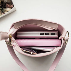 Casual Shoulder Bag Small Women PU Leather HandBags Solid Clutch