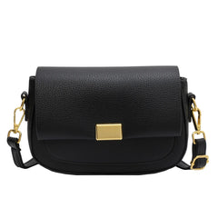 Women's Soft Leather Crossbody Bag Small Flap Messenger Bag