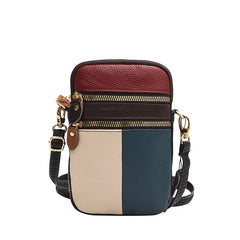 Casual Sling Panelled Purses And Handbags Women Leather Girl Vintage