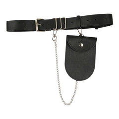 Casual PU Leather Waist Pack Women's Fanny Pack Waterproof Belt Bag