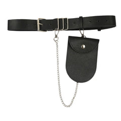 Casual PU Leather Waist Pack Women's Fanny Pack Waterproof Belt Bag