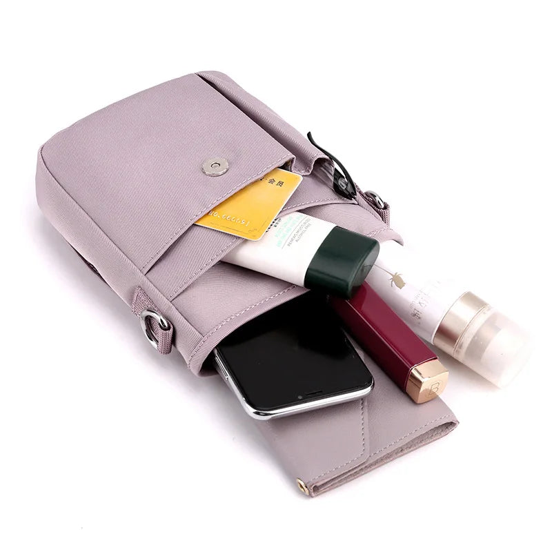 Women Shoulder Bag Lightweight Nylon Waterproof Travel Crossbody Purse