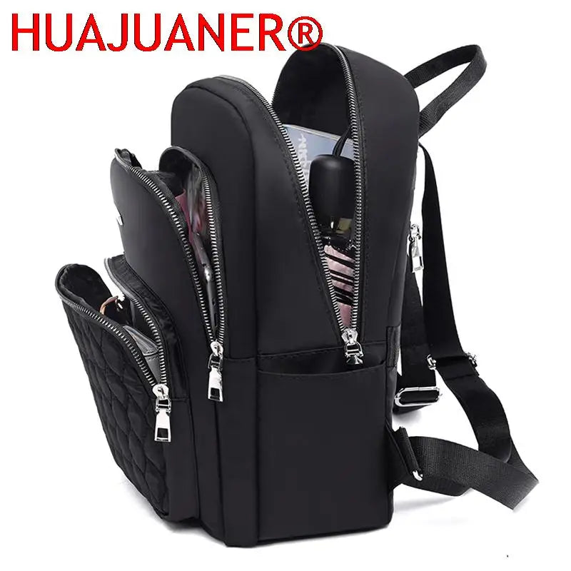 Casual Women Travel Backpack Soft Fabric Girls School Book Bag