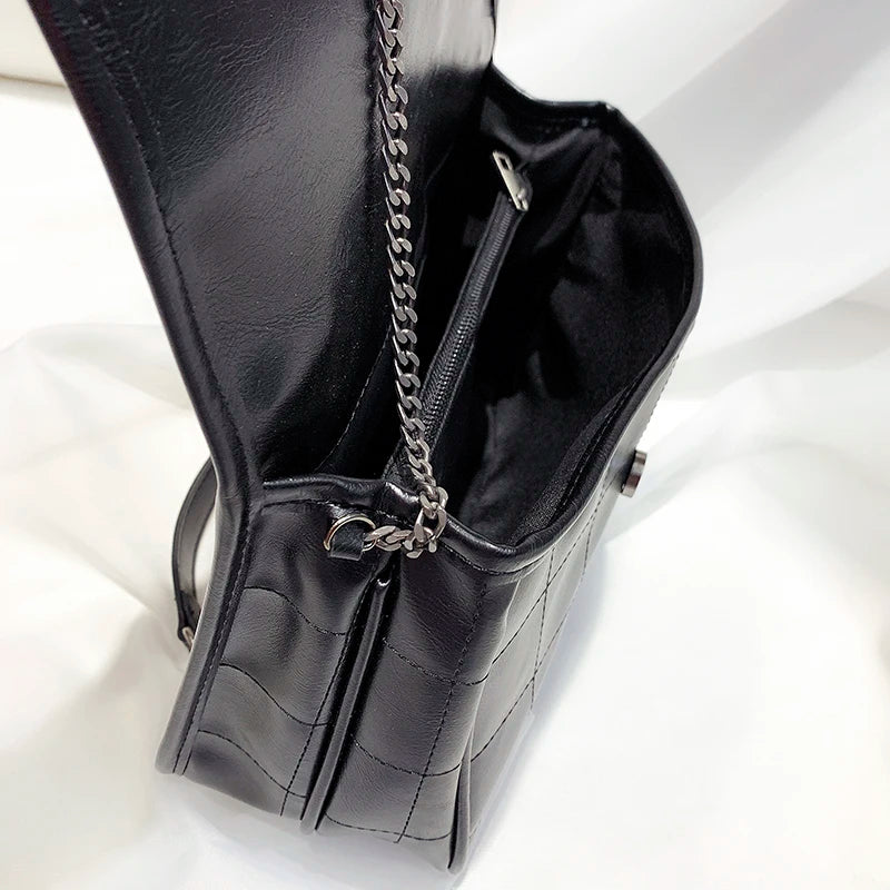Stylish Women Shoulder Bags PU Leather Tote Handbag Crossbody Vagrant Bag
