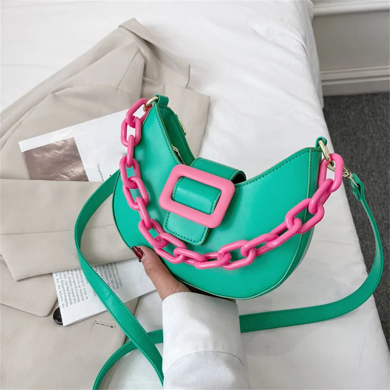 Mini PU Leather Crossbody Bag Lady Handbag And Purse Shoulder Bag