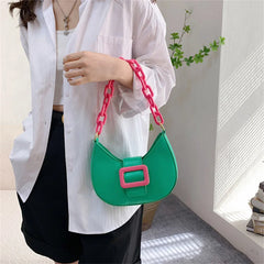 Mini PU Leather Crossbody Bag Lady Handbag And Purse Shoulder Bag