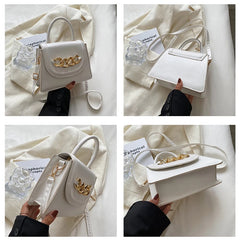 Chain Decoration Crossbody Bags For Women Small Handbags Shoulder Bag