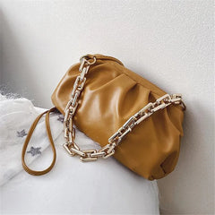 Chain Shoulder Bags For Women Solid Bag Female Crossbody Messenger Handbags