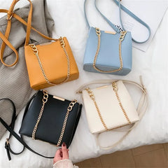 Chain Shoulder Messenger Bag Crossbody Bags for Women Bucket Bag