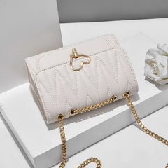 Soft Leather Crossbody Bags for Women Plaid Handbags