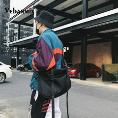 Waterproof Nylon Shoulder Bag Hip Hop Streetwear Chest Bag