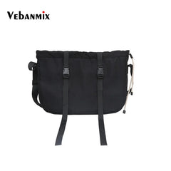 Waterproof Nylon Shoulder Bag Hip Hop Streetwear Chest Bag