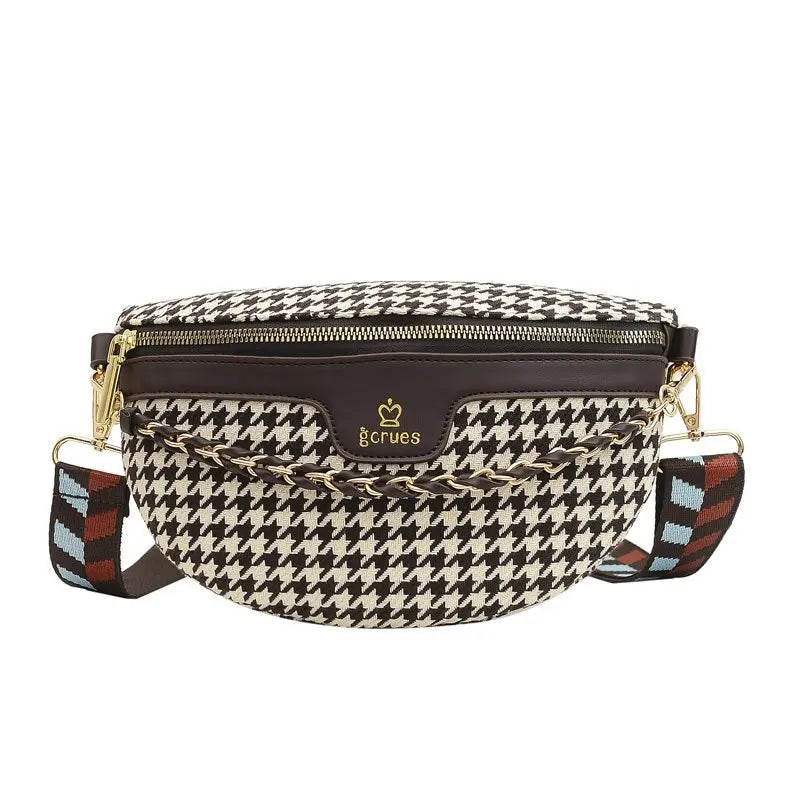 Women's Chest Bag Belt Purse Crossbody Pouch Wide Strap Handbag Waist Pack