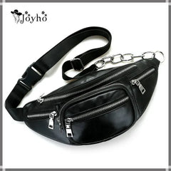 Leather Chest Waist Bag High-capacity Fanny pack
